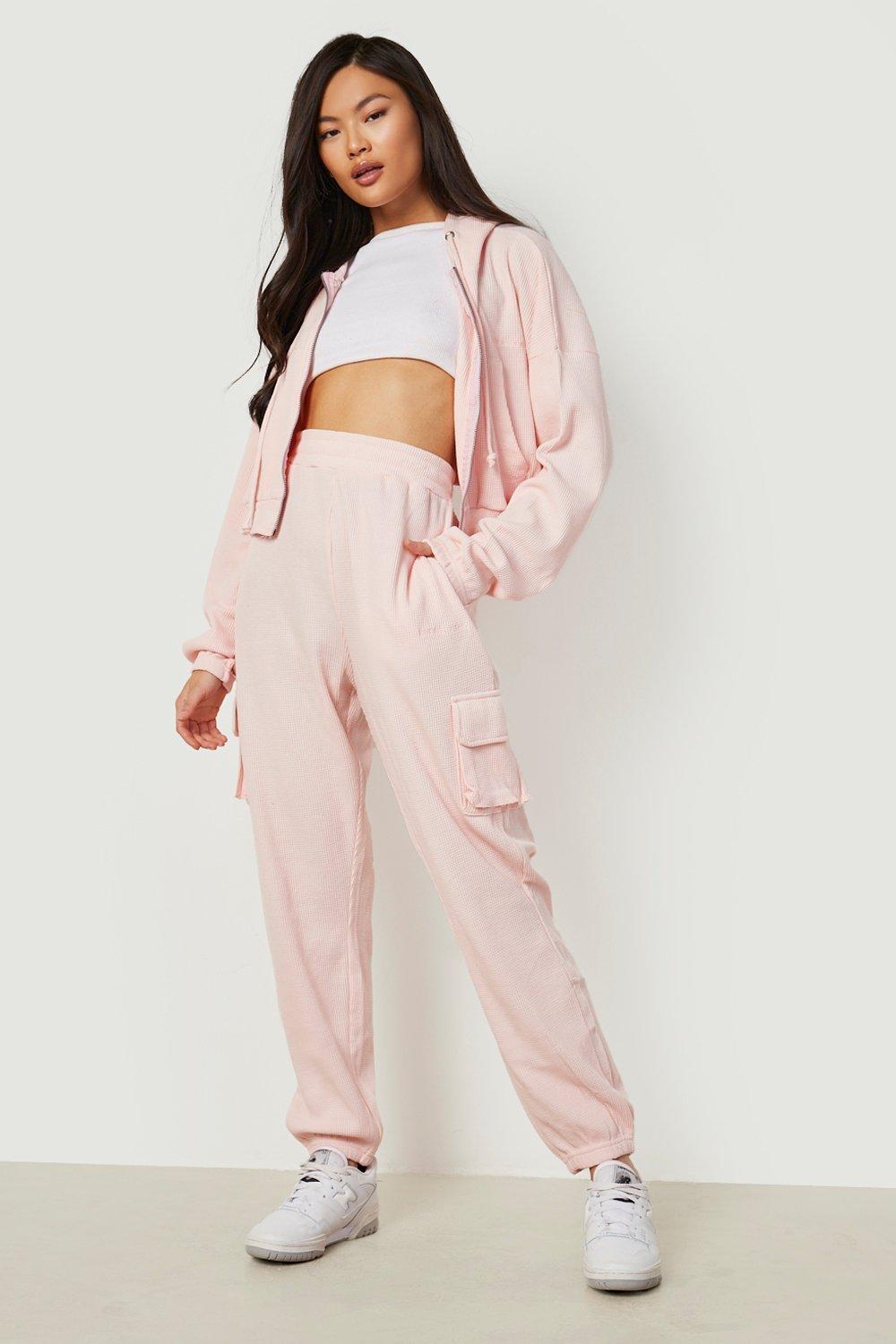 Waffle tracksuit womens hot sale